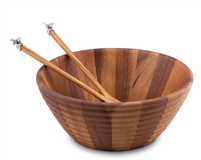 Bee Salad Bowl Set by Vagabond House