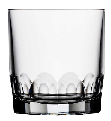Nouveau Simplicity Double Old Fashioned Glass by Varga Crystal