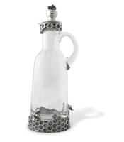 Honeycomb Glass and Pewter Syrup Pitcher by Vagabond House