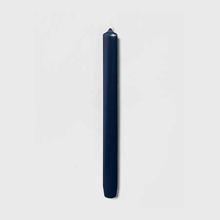 Trudon - Navy Blue Royale 25mm Diameter Taper Candle - Set of 6