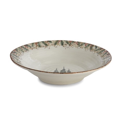 Natale Large Round Serving Bowl by Arte Italica