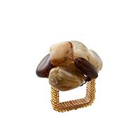 Kim Seybert - Sea Stone Napkin Ring - Set of 4