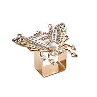 Kim Seybert - Glam Fly Napkin Ring - Set of 4 in a Gift Box