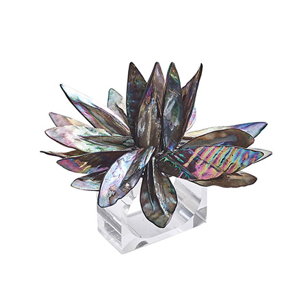 Kim Seybert - Shell Flower Napkin Ring in Multi - Set of 4