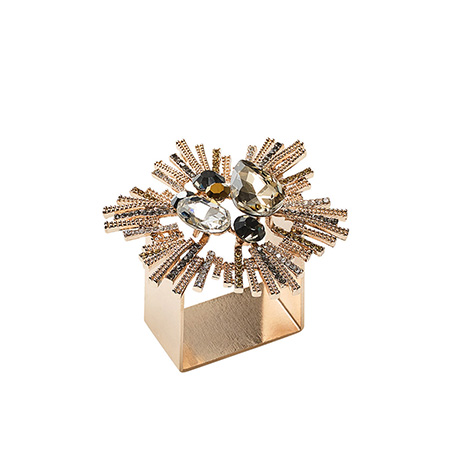 Kim Seybert - Bijoux Napkin Ring - Set of 4 in a Gift Box