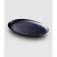 Northstar Oval Tray with Black Nickel 8.75" x 5.5" by Mary Jurek Design