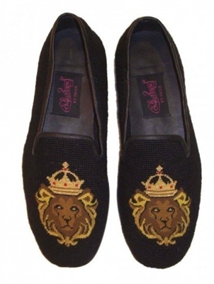 ByPaige - Lion King Needlepoint Loafers for Men