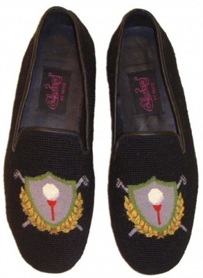 ByPaige - Golf Crest Needlepoit Loafer for Men