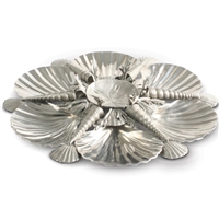 Pewter Marine Life Serving Tray by Vagabond House