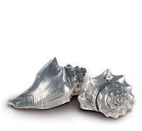 Pewter Conch Shell Salt and Pepper Set  by Vagabond House