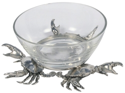 Large Crab Glass Dip Bowl- Vagabond House