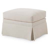 Origo Ottoman (Wave Skirt) by Bunny Williams Home