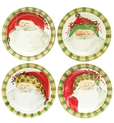Old St. Nick Assorted Dinner Plates (Set of 4) by VIETRI