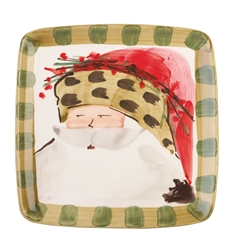 Old St. Nick Animal Hat Square Salad Plate by VIETRI