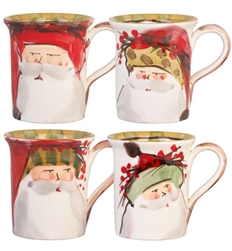 Old St. Nick Assorted Mugs (Set of 4) by VIETRI