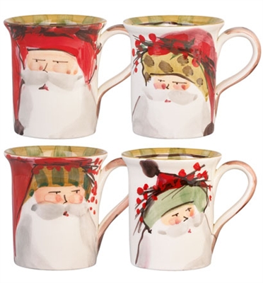 Old St. Nick Assorted Mugs (Set of 4) by VIETRI