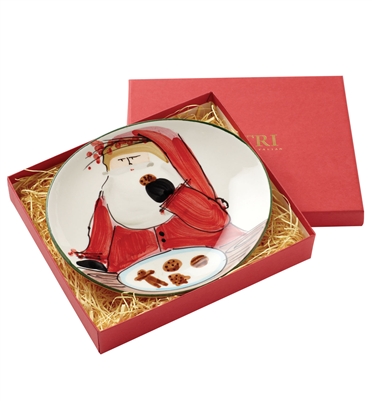 Old St. Nick Boxed Cookie Plate by VIETRI