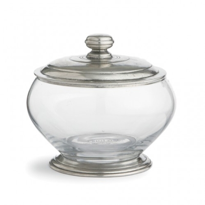 Roma Small Glass Canister by Arte Italica