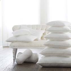 Bergen Down-Free Decorator Insert White Pillow by Scandia Home