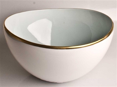 Powder Blue Open Vegetable Bowl by Anna Weatherley