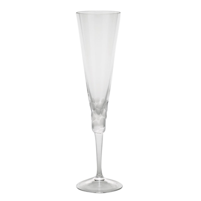 Pebbles Clear Champagne Glass by Moser