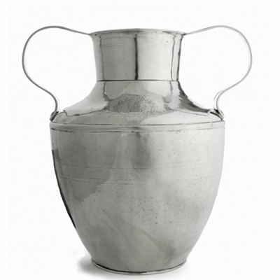 Arte Italica -Vintage Pewter Large Two-Handled Vase