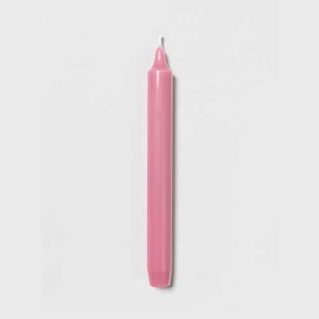 Trudon - Pink Madeleine 0.9" Diameter Taper Candle - Set of 6