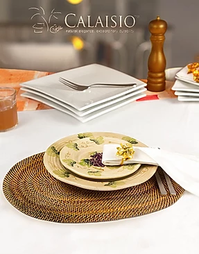 Calaisio - Oval Placemat, 18 x 13"