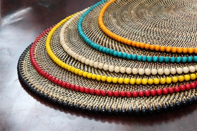 Calaisio - Round Placemats with Beads