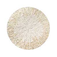 Kim Seybert - Byzantine Placemat in Ivory & Gold - Set of 4