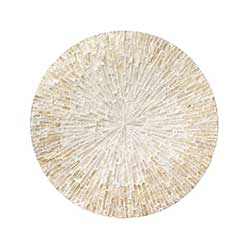 Kim Seybert - Byzantine Placemat in Ivory & Gold - Set of 4