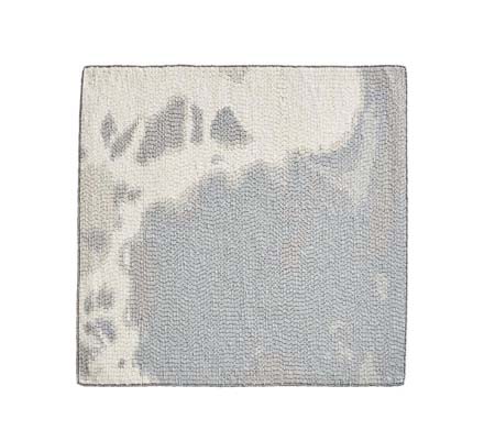 Ethereal Placemat in Ivory & Gray, Set of 2 by Kim Seybert