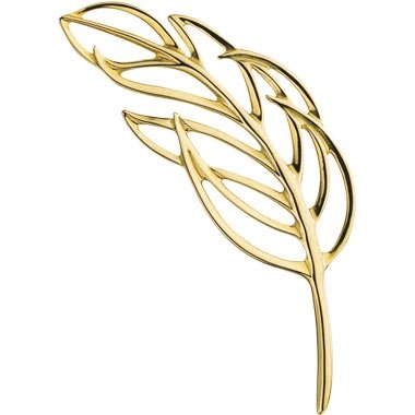 Spirit Feather Pin Silver/Gold by Grainger McKoy