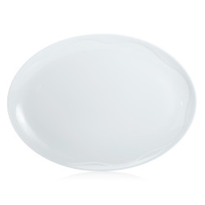 Gala Blanc Big Oval Dish by Medard de Noblat