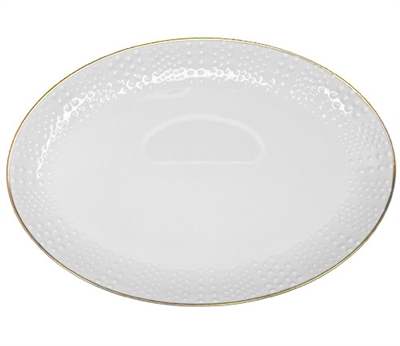 Corail Or Big Oval Dish by Medard de Noblat