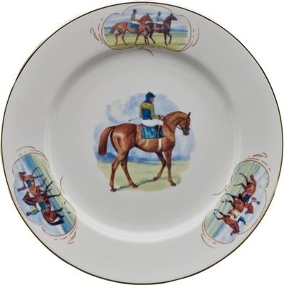 Post Parade Dinner Plate by Julie Wear