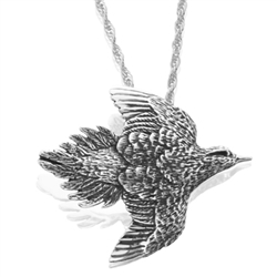 Dove Small Pendant Silver/Gold by Grainger McKoy