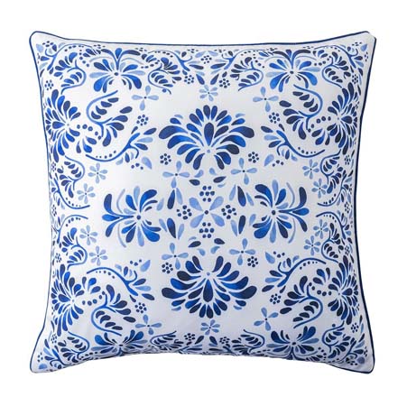 Iberian Journey Indigo 22" Pillow by Juliska