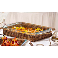 Rectangular Casserole Basket with Baking Dish by Calaisio