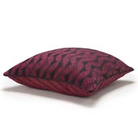 Prisme Plum Deco Cushion Cover by Le Jacquard Francais