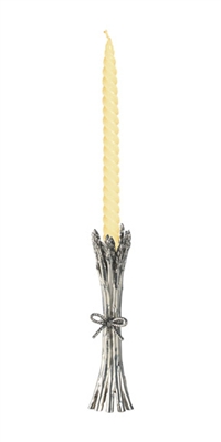 Asparagus Pewter Candlestick by Vagabond House