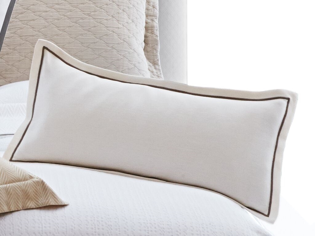 Rio Satin Stitch Decorative Pillow by Peacock Alley