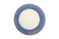 Blue Lace Dessert Plate by Mottahedeh