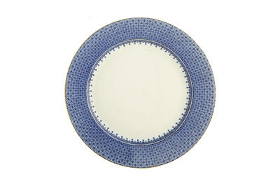 Blue Lace Dessert Plate by Mottahedeh