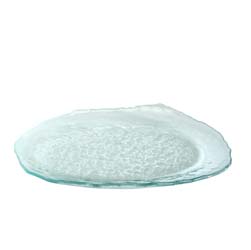 Salt 16" x 11.25" Clear Oval Tray by Annieglass