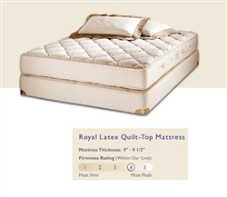 Royal Latex Quilt-Top Mattress by Royal Pedic