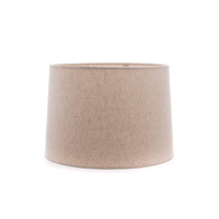 Simon Pearce - Linen Barrel Shade 13" Natural