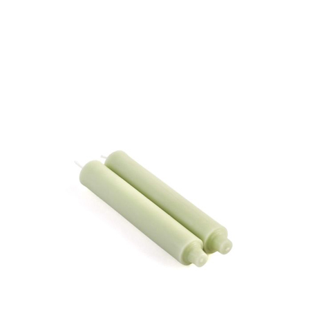 Simon Pearce - Column Taper Candle 9" Set Of 2 Celadon