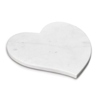 Simon Pearce - Marble Heart Board White