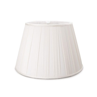 Simon Pearce - Linen Pembroke Pleated Shade 12" Snow